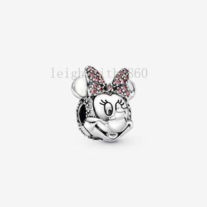 Pandora Minnie Mouse Pink Pavé Bow Clip Charm